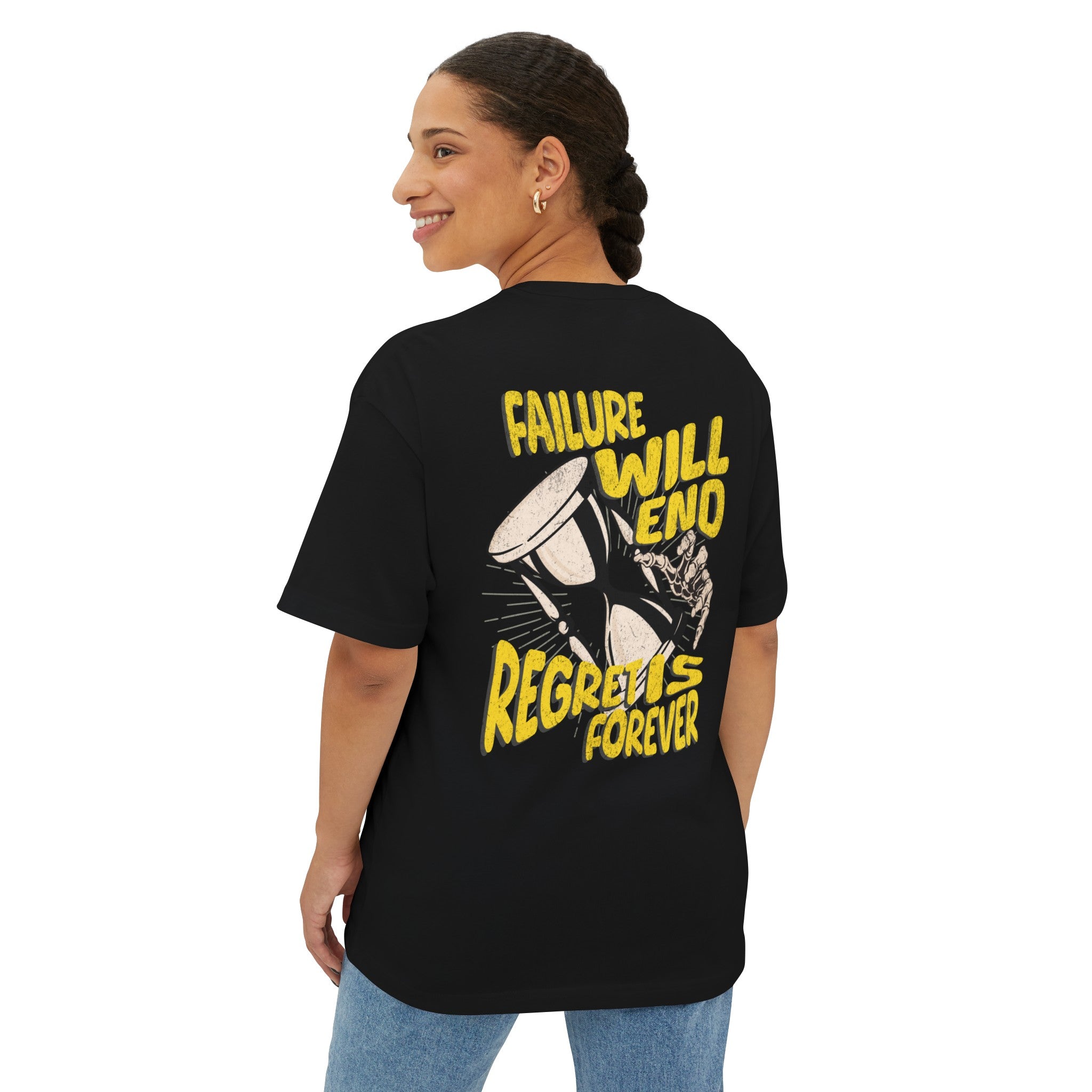 (Copy) A+ Failure Vs Regret - ("Never Fear" Front) Oversized  Tee