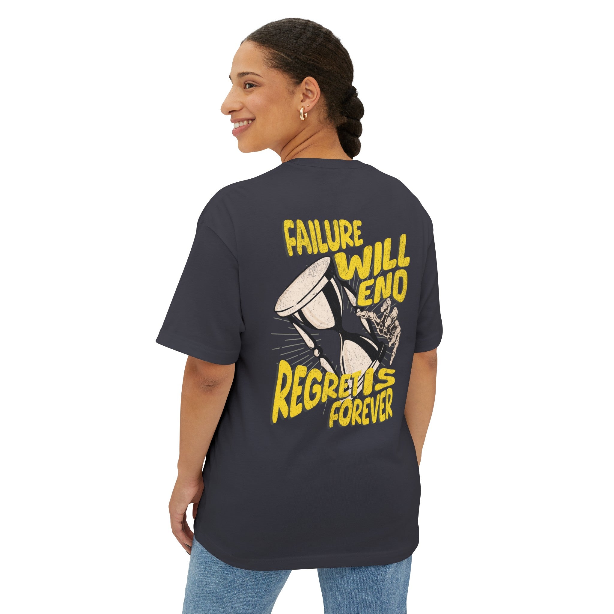 (Copy) A+ Failure Vs Regret - ("Never Fear" Front) Oversized  Tee