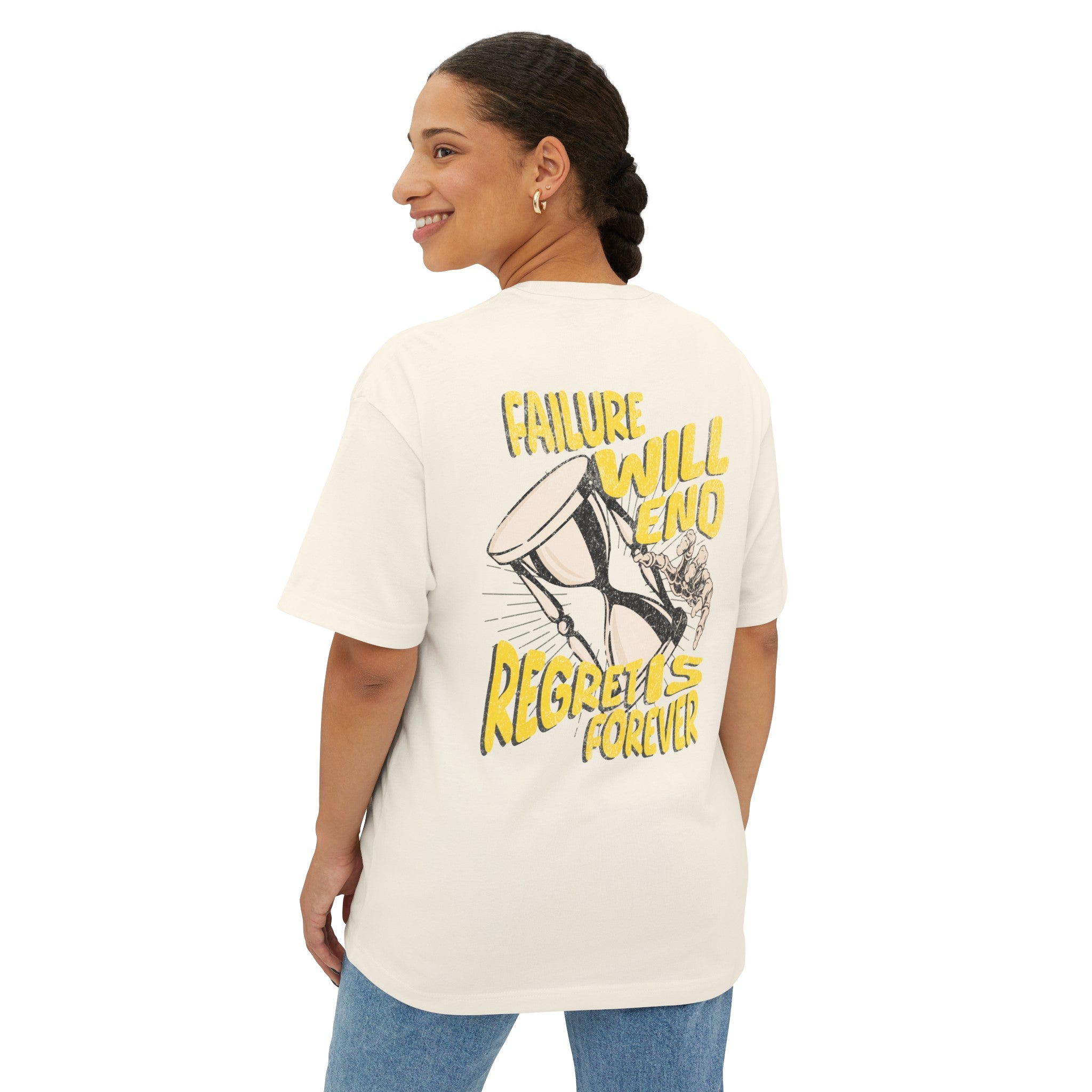 (Copy) A+ Failure Vs Regret - ("Never Fear" Front) Oversized  Tee