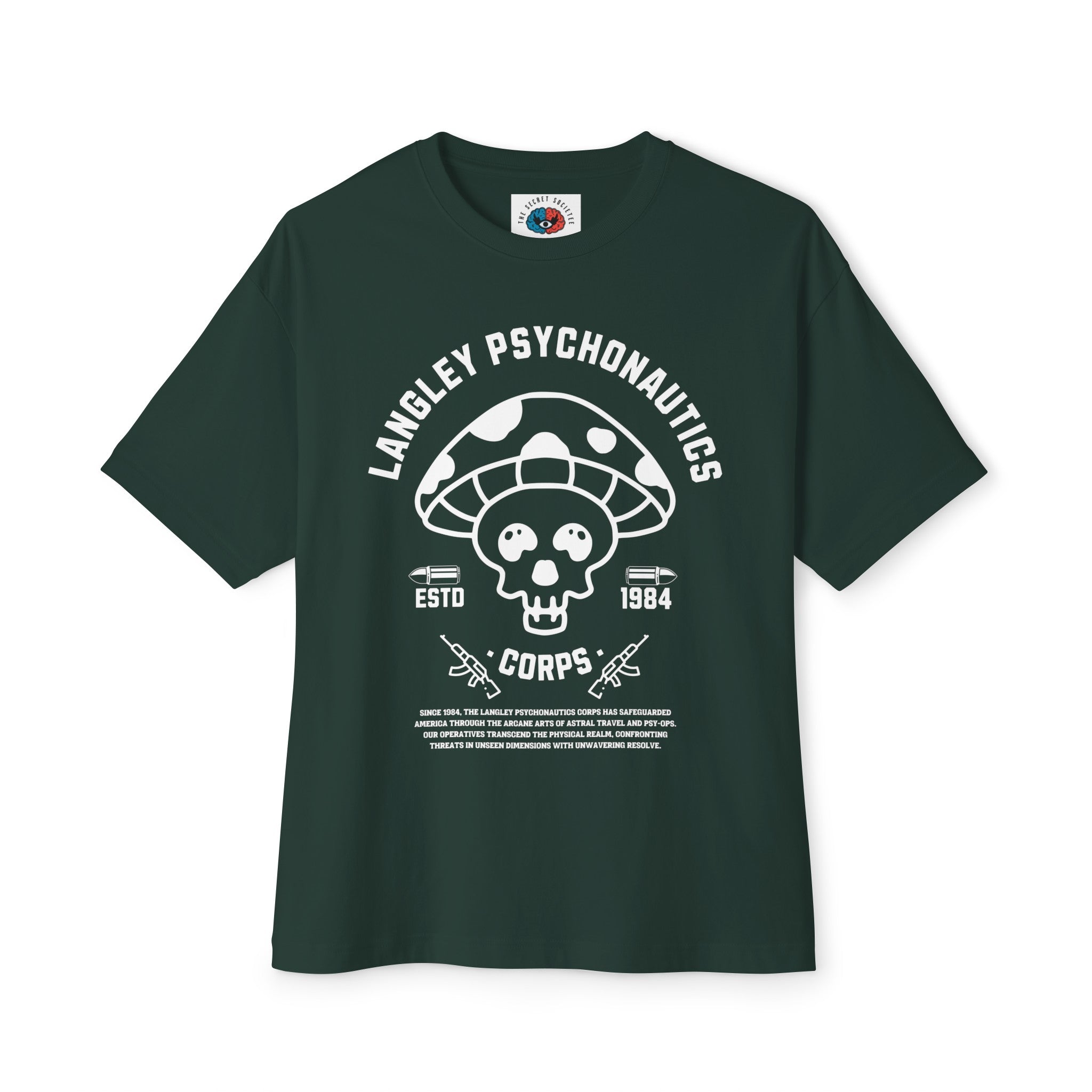 Langley Psychonautics (Mushroom) - Oversized  Tee