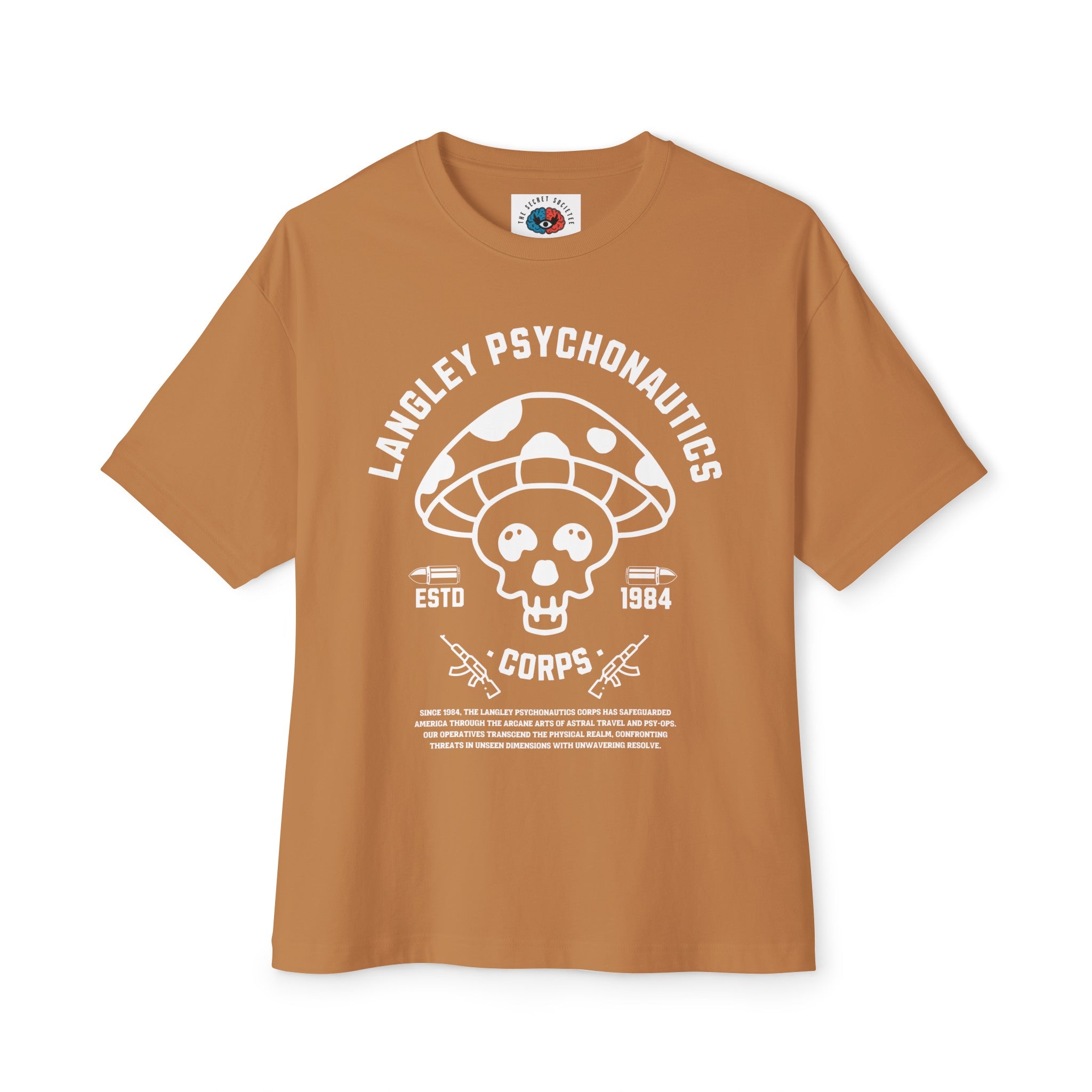 Langley Psychonautics (Mushroom) - Oversized  Tee