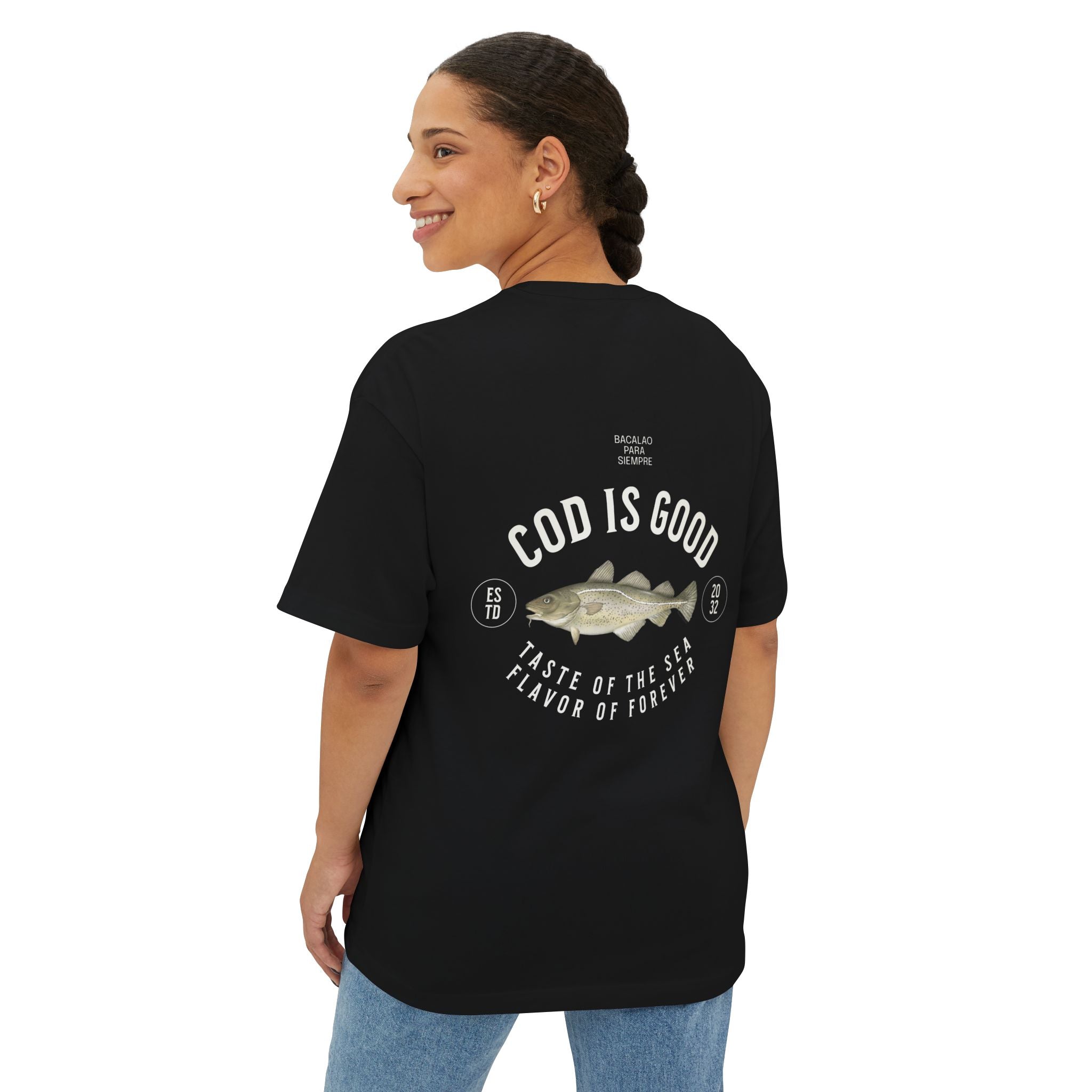 Cod is Good(Oversized Back-print Tee)