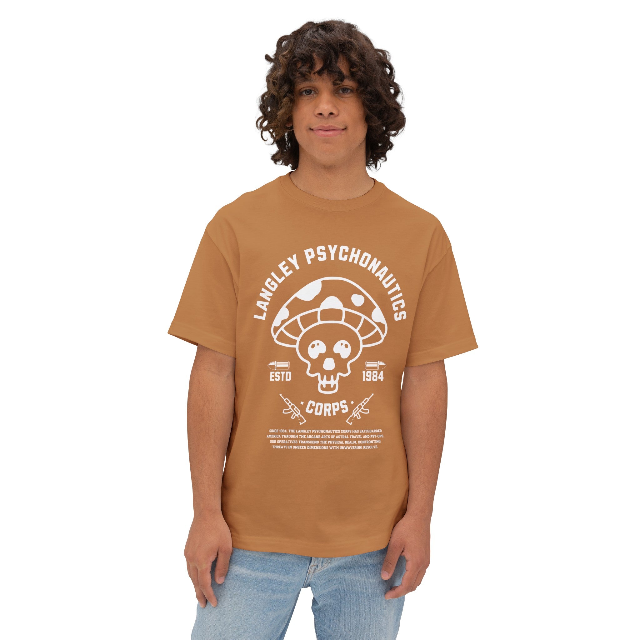 Langley Psychonautics (Mushroom) - Oversized  Tee